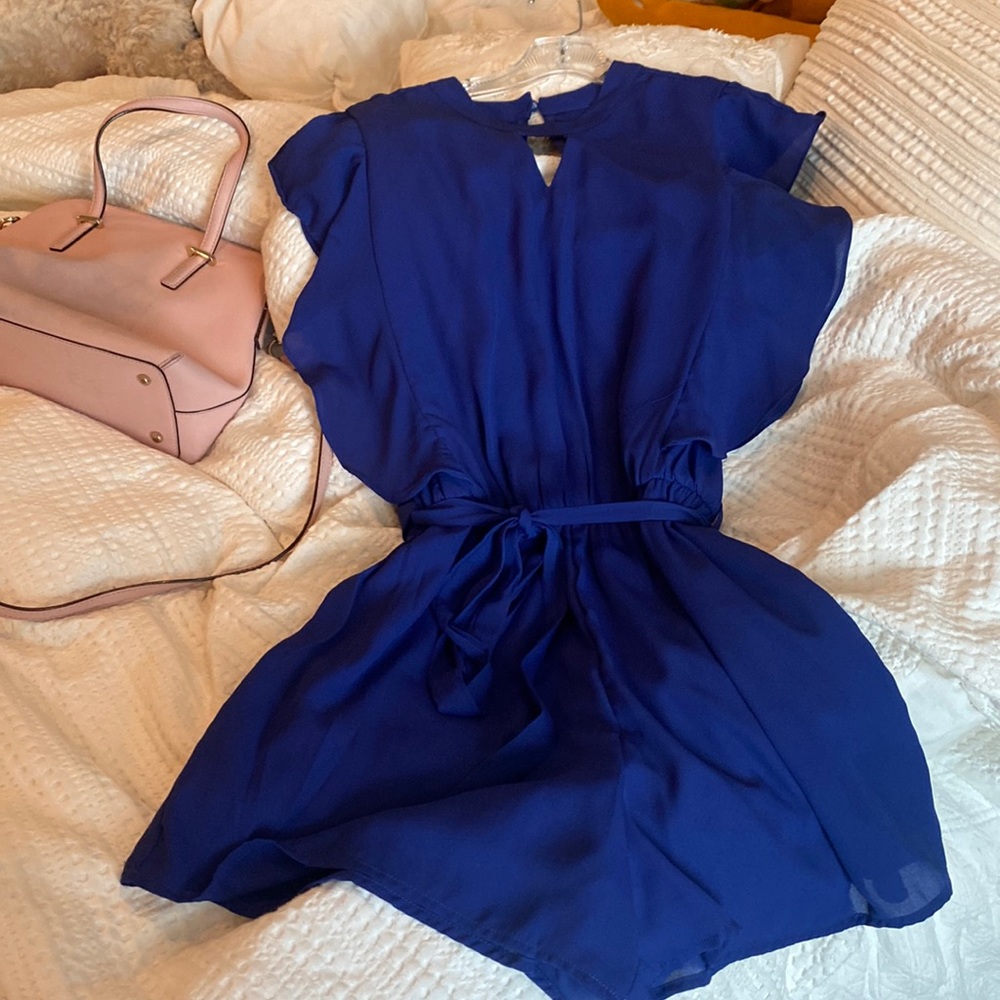 Navy romper